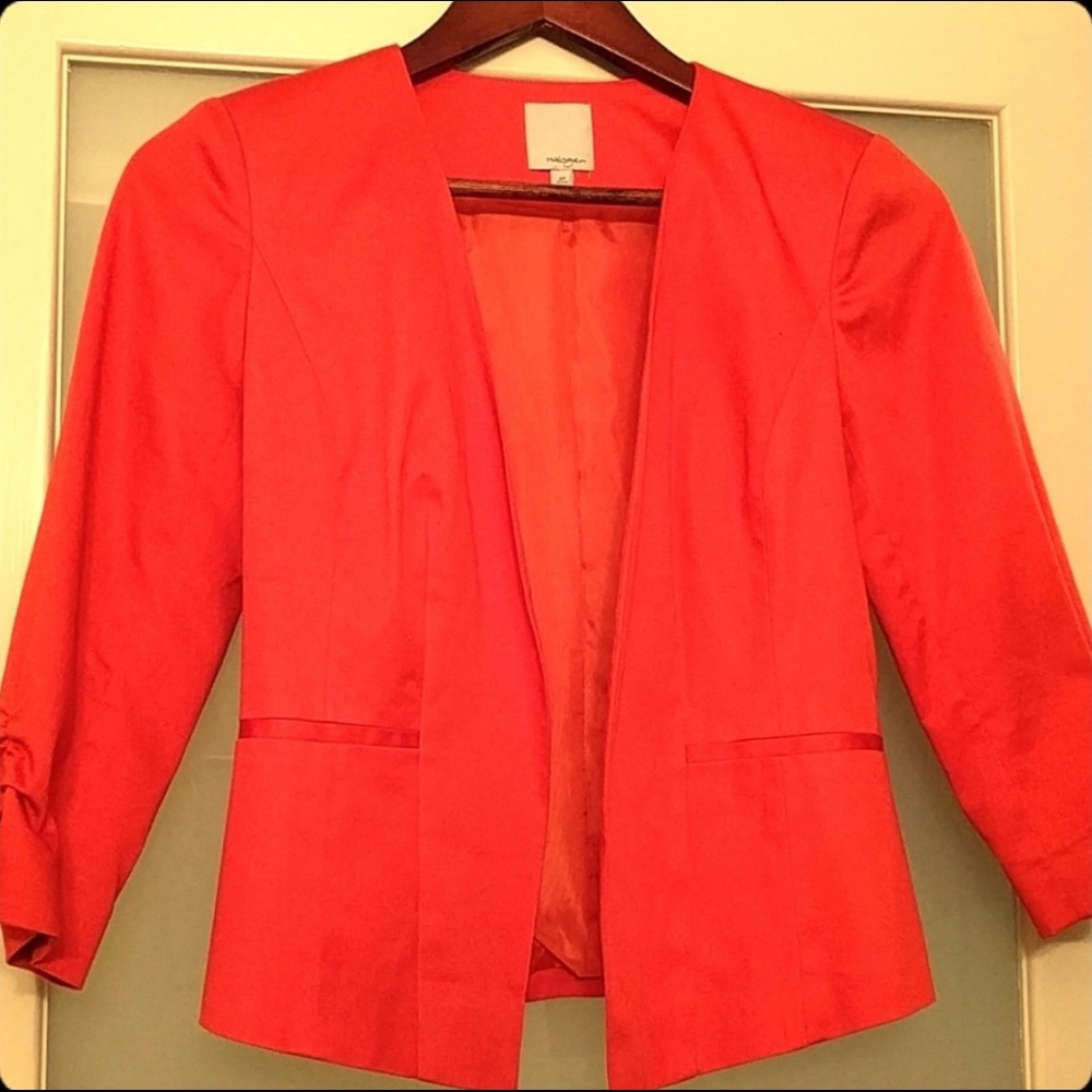 Nordstrom halogen orange blazer